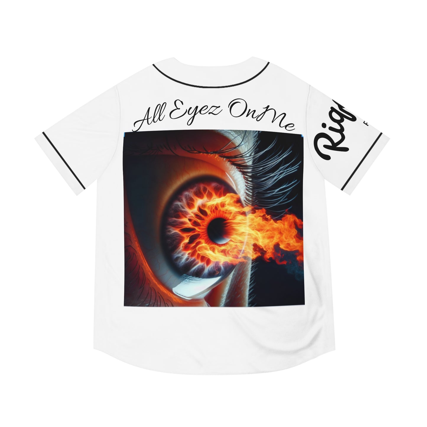 Men's Baseball Jersey: All Eyez On Me Style, Unique Sports Apparel, Trendy Game Day Wear, Perfect for Gifts, Statement Fashion
